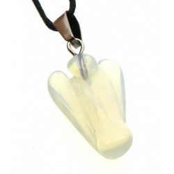 Opalite Gemstone Carved Angel Pendant